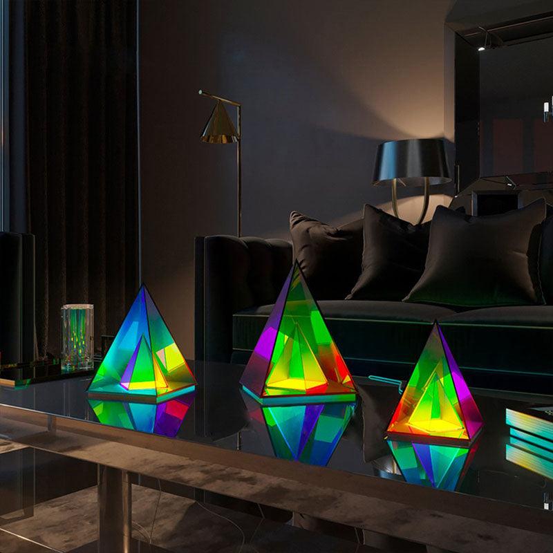 LumiCube Lampe de Bureau Moderne – Lumière Magique pour Chaque Ambiance
