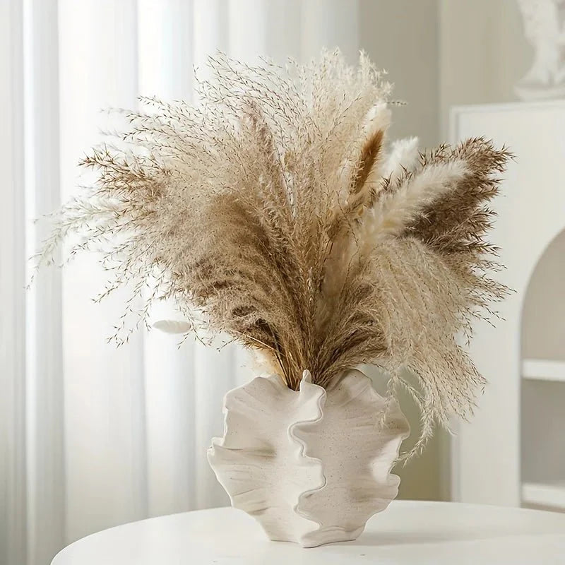 OceanBloom – Vase à fleurs inspirée de coquillage écologique avec bord festonné