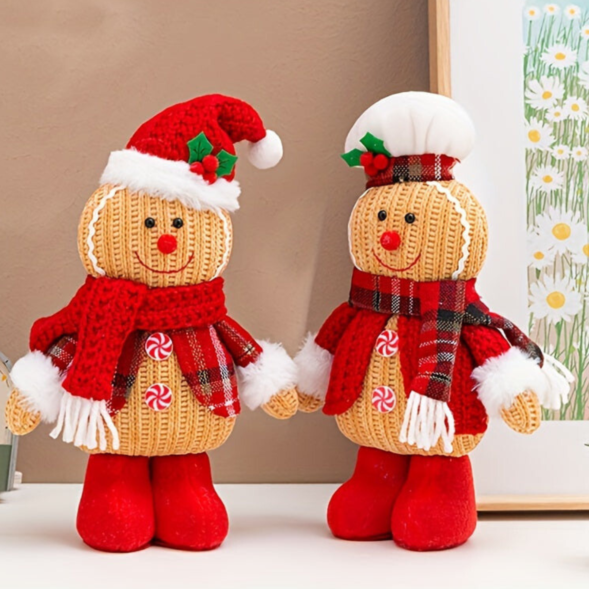 FestiveFun – Figurines de Noël décoratives tricotées