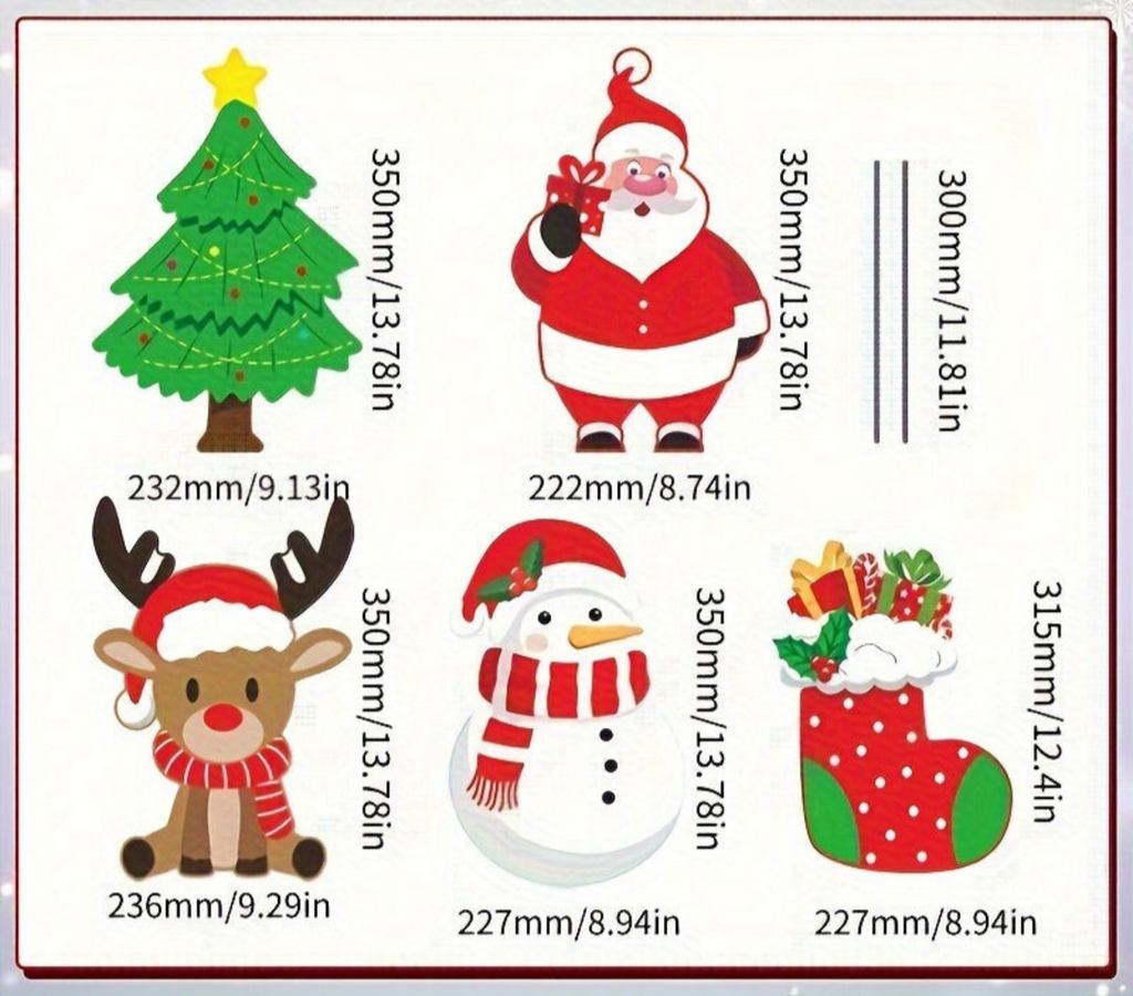 HolidayGlow - Ensemble de décorations de Noël