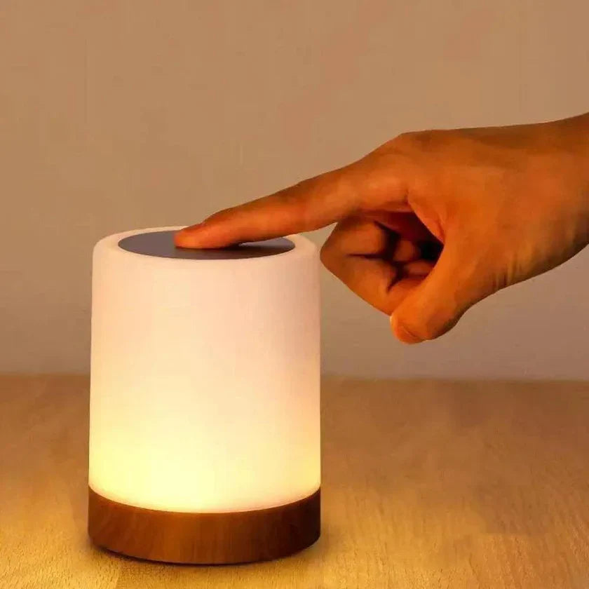 LumiGlow - lampe d'ambiance rechargeable avec contrôle tactile