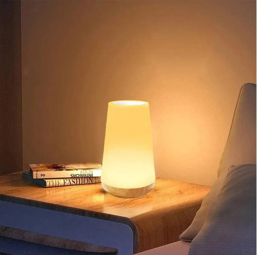 LumiGlow - lampe d'ambiance rechargeable avec contrôle tactile