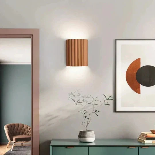 Applique murale à éclairage artistique moderne en résine