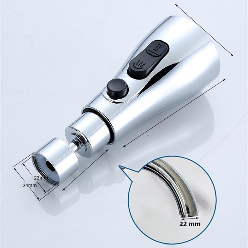 FlexiFlow – Douchette avec Rotation à 360° et Fonction de Pulvérisation Double