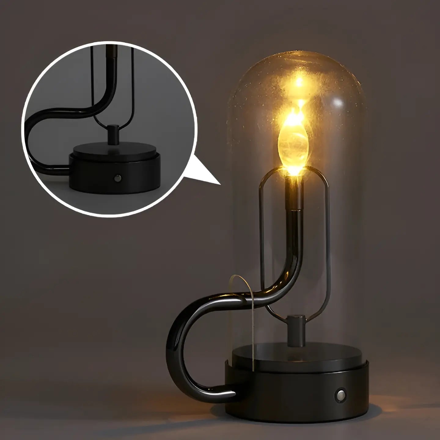 LumiGlow - Lampe de table LED ajustable pour une atmosphère conviviale