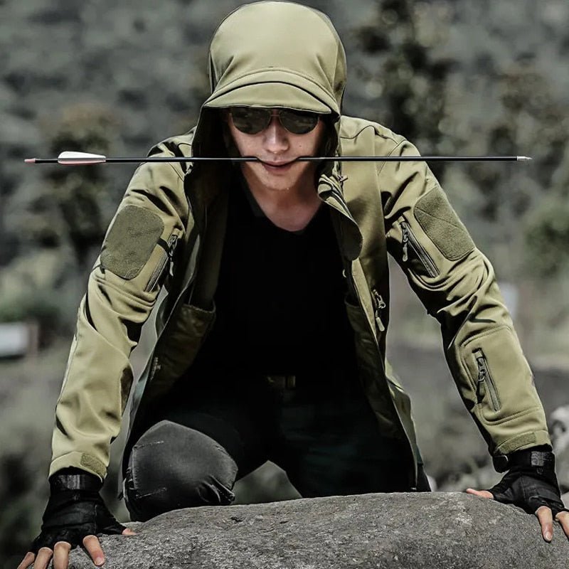 Ensemble de Veste Softshell Tactique et Pantalons Cargo