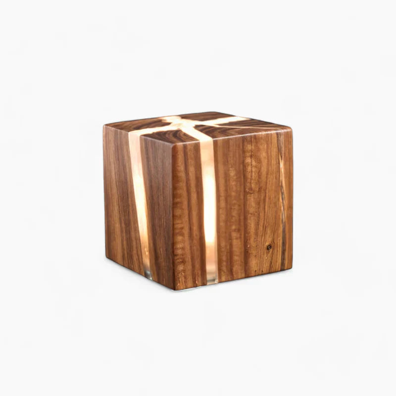 Lampe de table moderne rustique fissurée