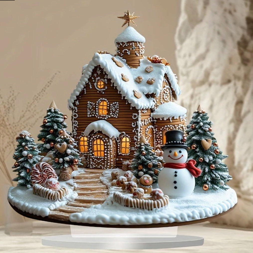 Décoration de Noël en acrylique SnowHouse