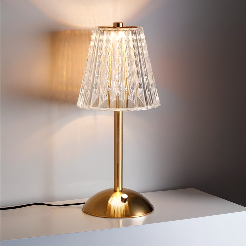 RetroLys – Lampe de table rechargeable avec contrôle tactile dimmable