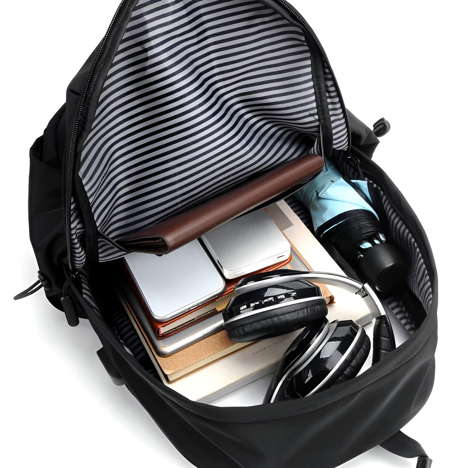 Sac à dos en cuir multi-poches UrbanCraft