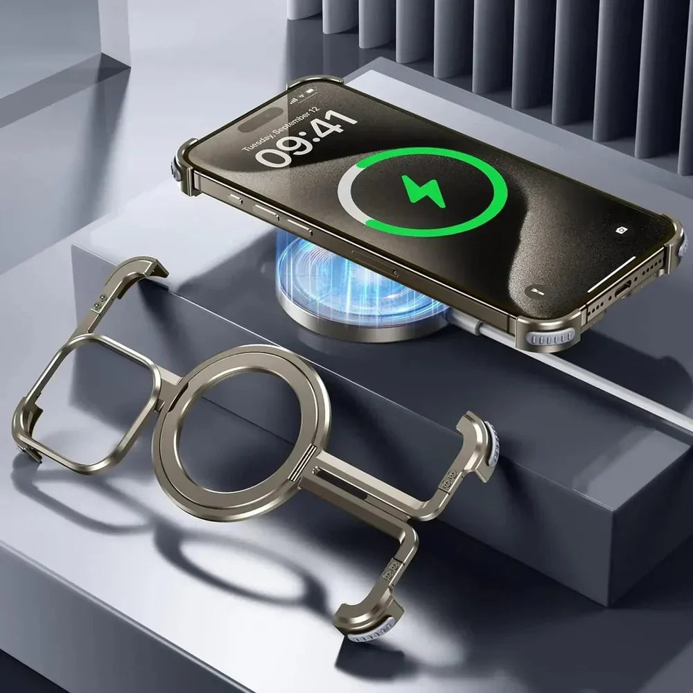MagnoGrip - Coque de téléphone avec anneau magnétique