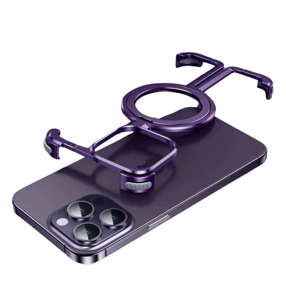 MagnoGrip - Coque de téléphone avec anneau magnétique