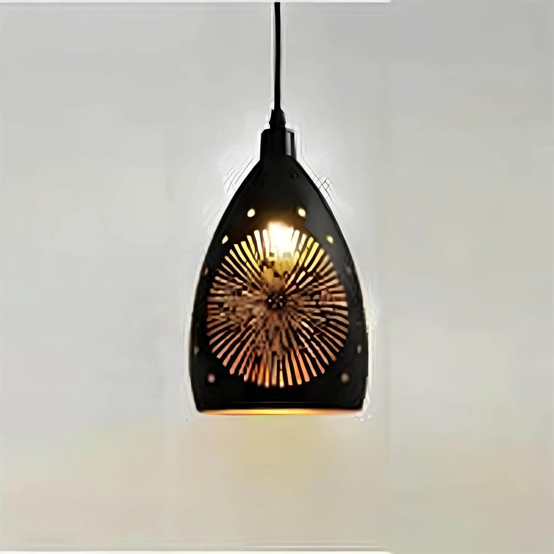 Suspension Industrielle en AcierLume – Élégance Brutale pour Décoration Moderne