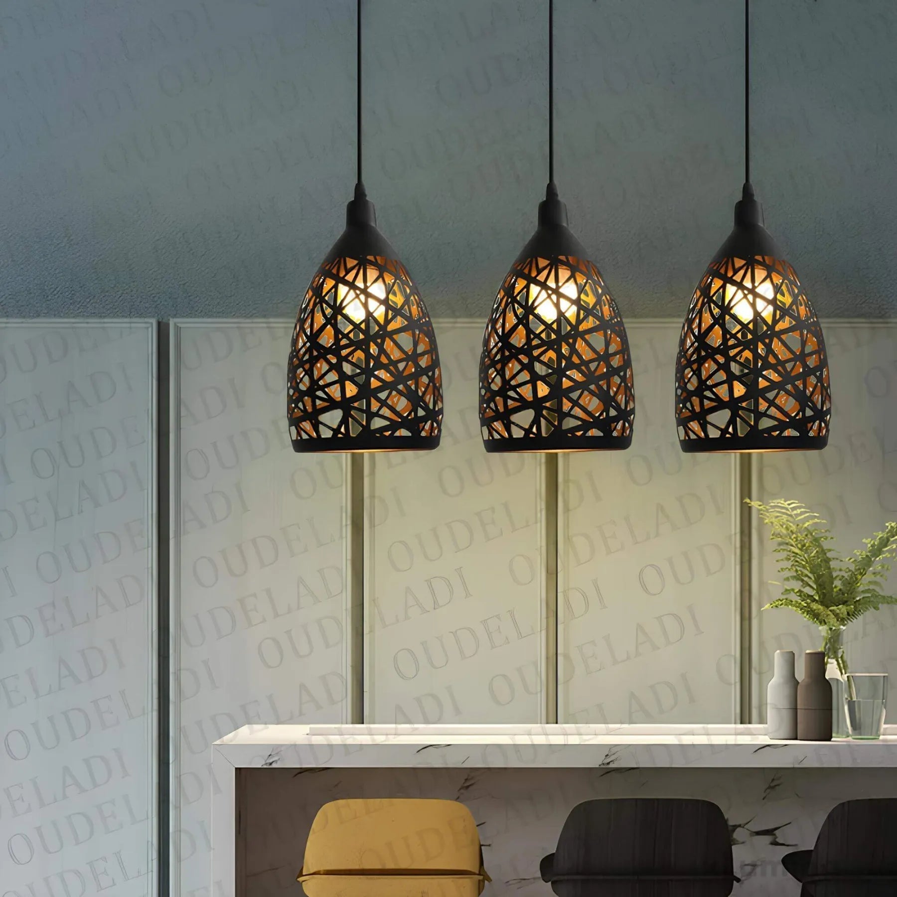 Suspension Industrielle en AcierLume – Élégance Brutale pour Décoration Moderne