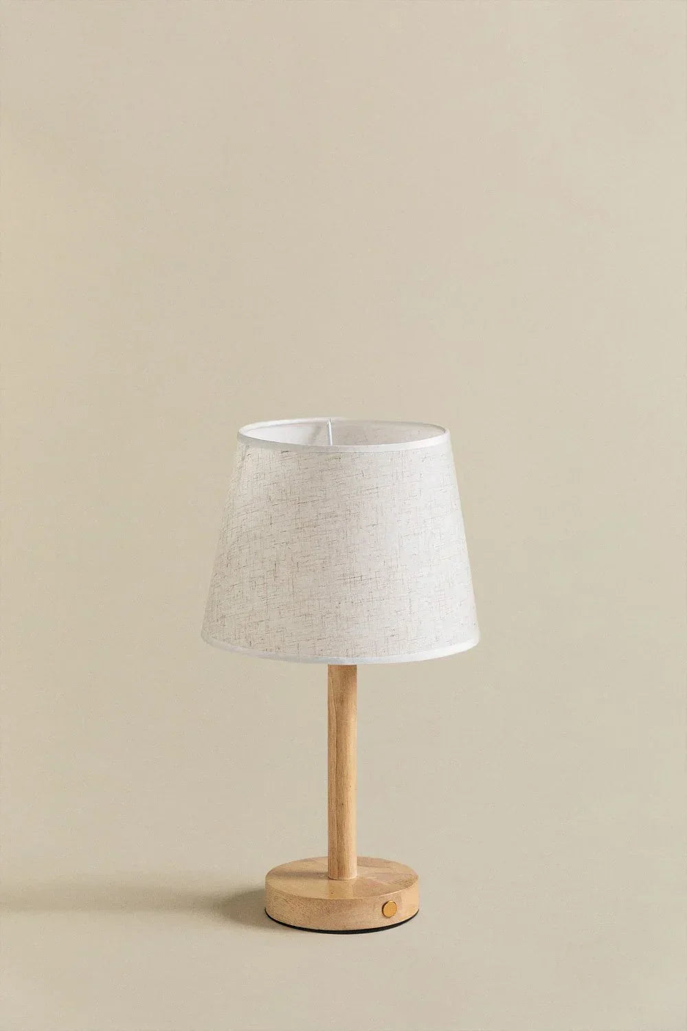 Lampe de table sans fil en bois