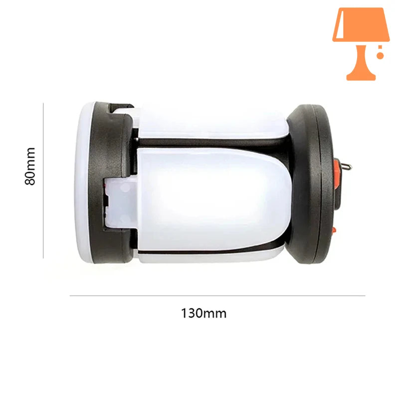 LumiFold - Lampe de poche LED portable pour un éclairage polyvalent Design compact et extensible