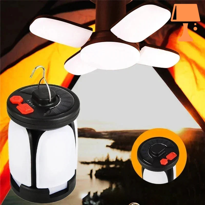 LumiFold - Lampe de poche LED portable pour un éclairage polyvalent Design compact et extensible