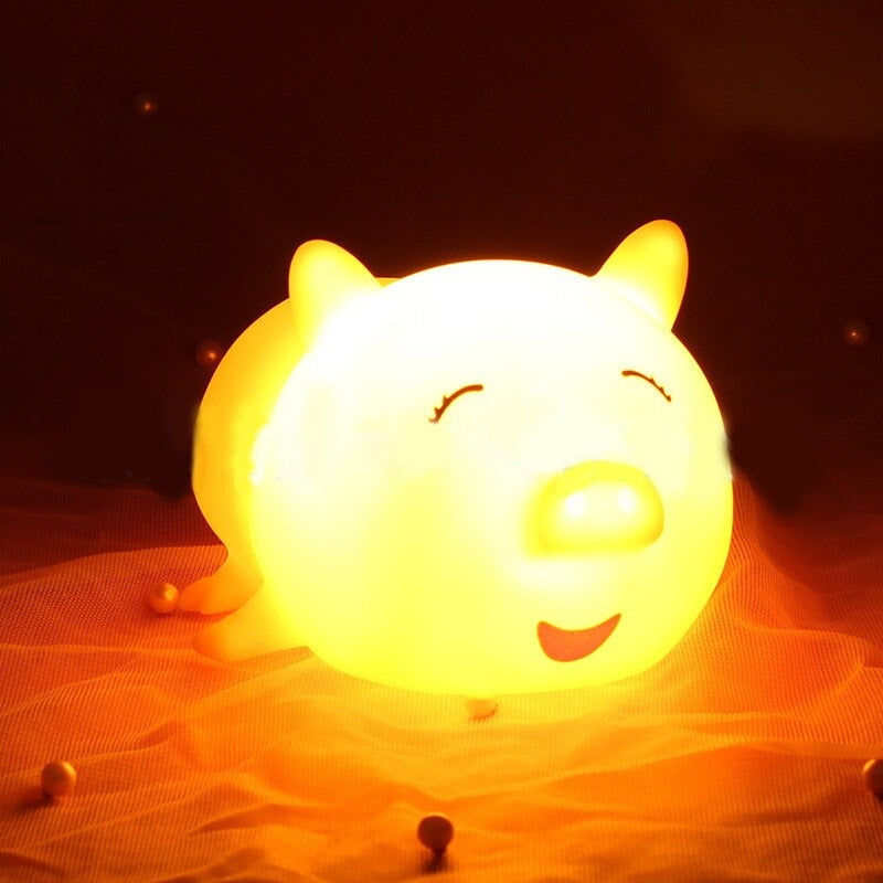 GlowBuddies - Douce lumière nocturne à éclat pour animaux de bande dessinée