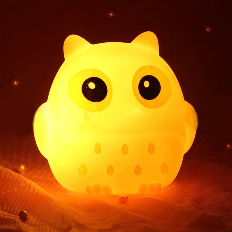 GlowBuddies - Douce lumière nocturne à éclat pour animaux de bande dessinée