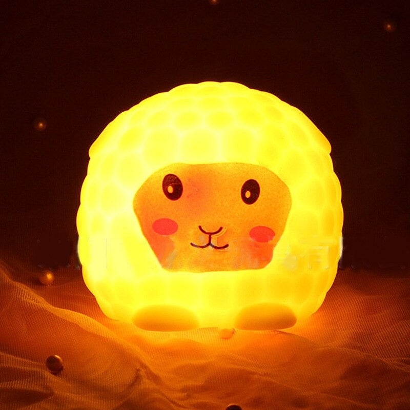 GlowBuddies - Douce lumière nocturne à éclat pour animaux de bande dessinée