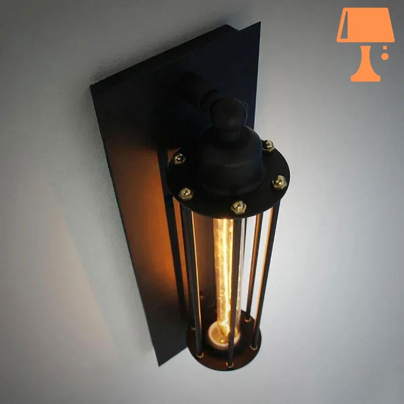 RetroGlow – Applique murale en verre industriel vintage