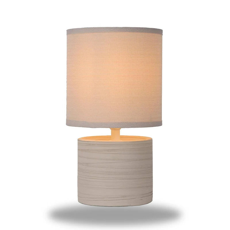 SerenaGlow Élégante Lampe Cylindrique