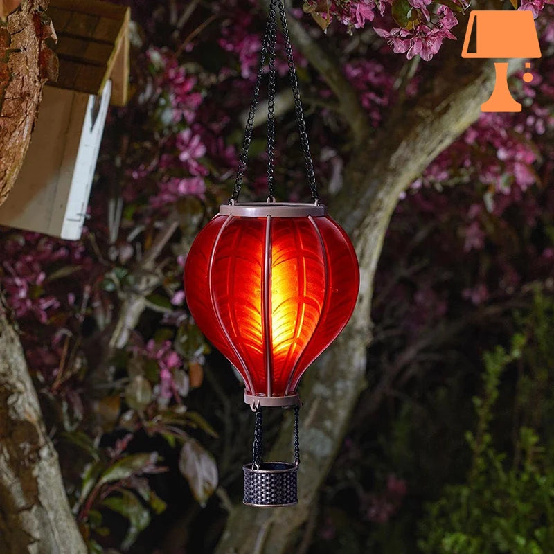 RetroGlow Lanterne Suspendue Vintage – Design Classique avec Lumière LED Chaleureuse