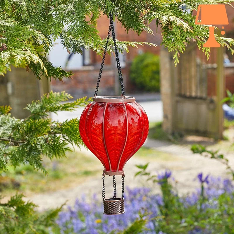 RetroGlow Lanterne Suspendue Vintage – Design Classique avec Lumière LED Chaleureuse