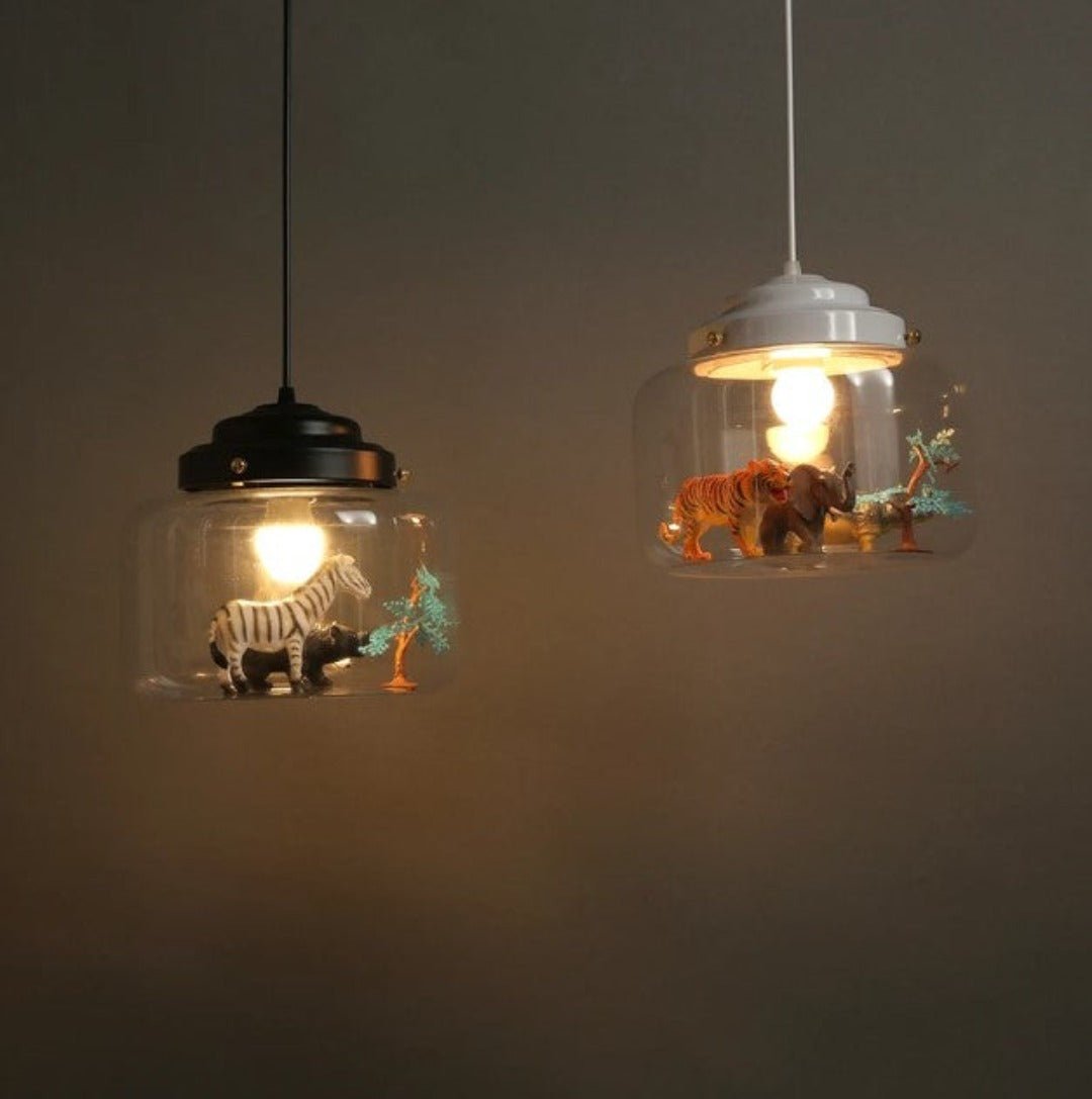 ClearGlass - Suspension silhouette Safari