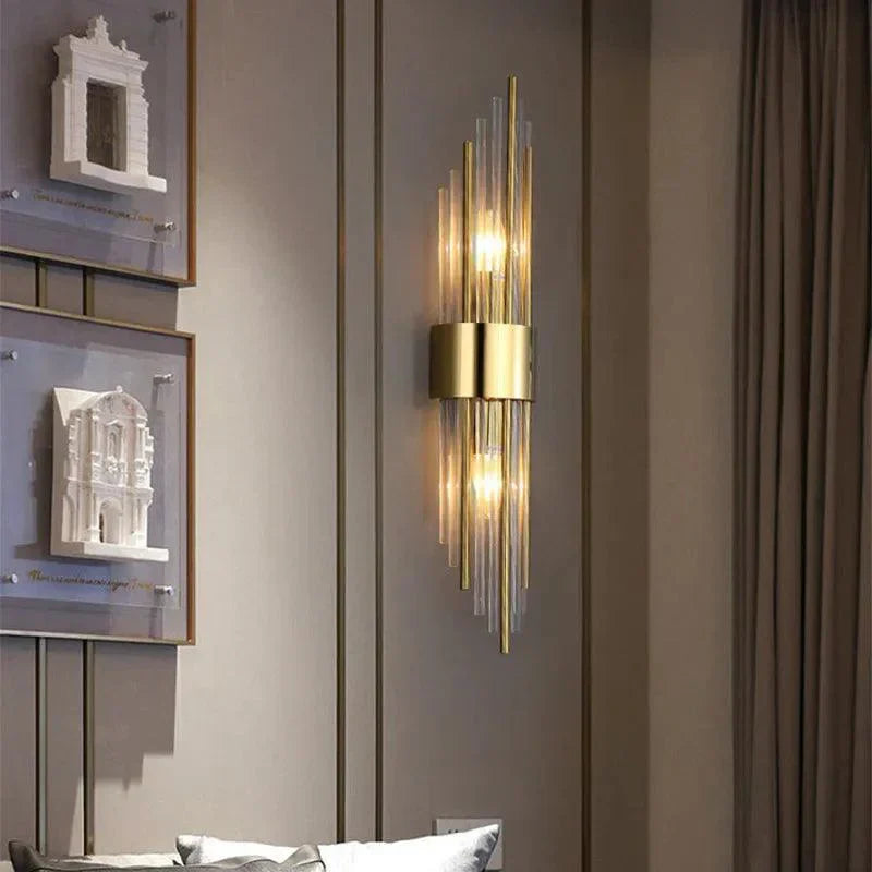 CrystalDazzle - Applique murale en cristal innovante