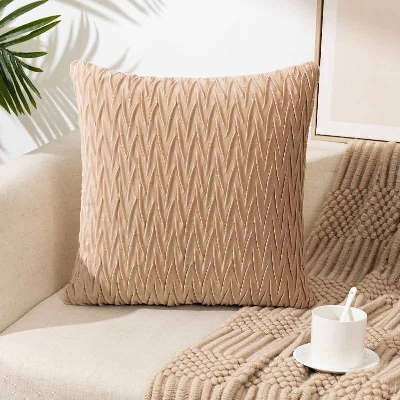 BeautyNest - Coussins décoratifs plissés pour un confort élégant
