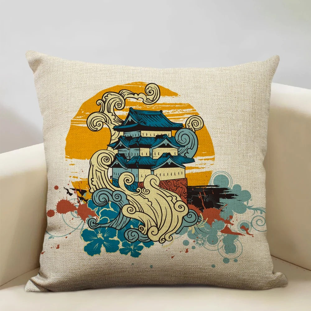 ZenScape - Coussins décoratifs d'inspiration japonaise