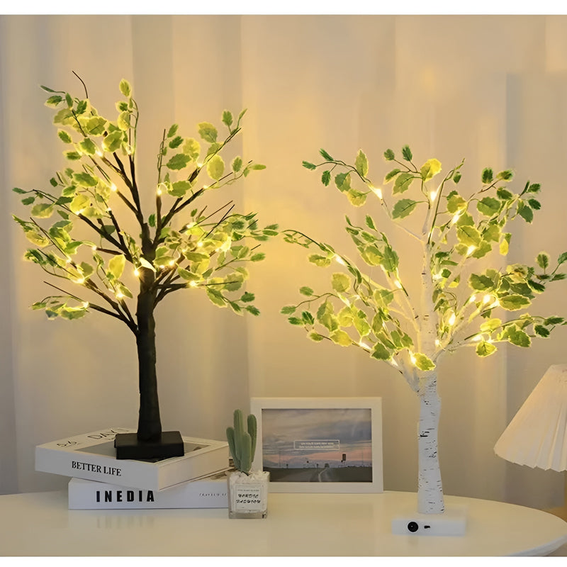 LeafLight - Lampe en bois unique