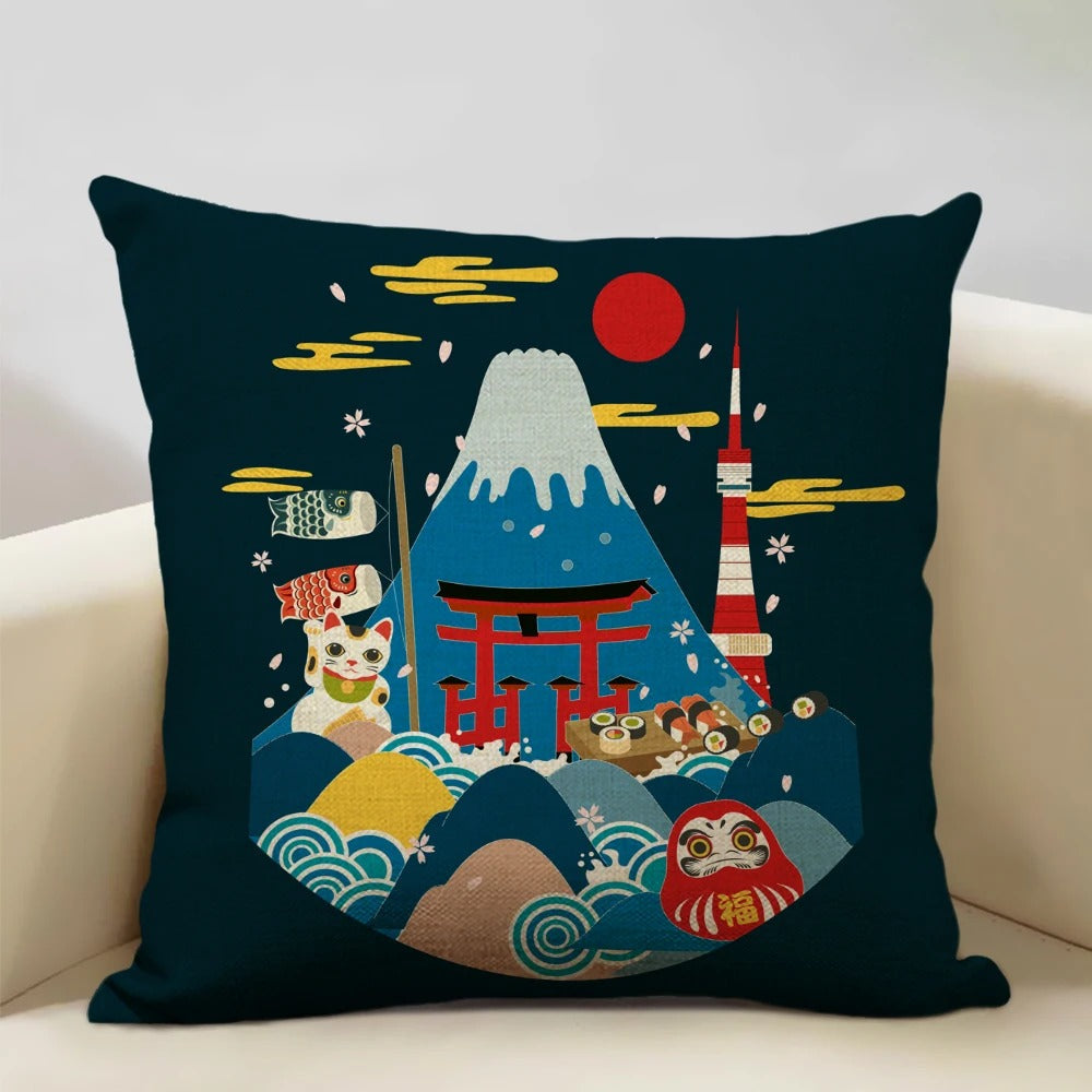 ZenScape - Coussins décoratifs d'inspiration japonaise
