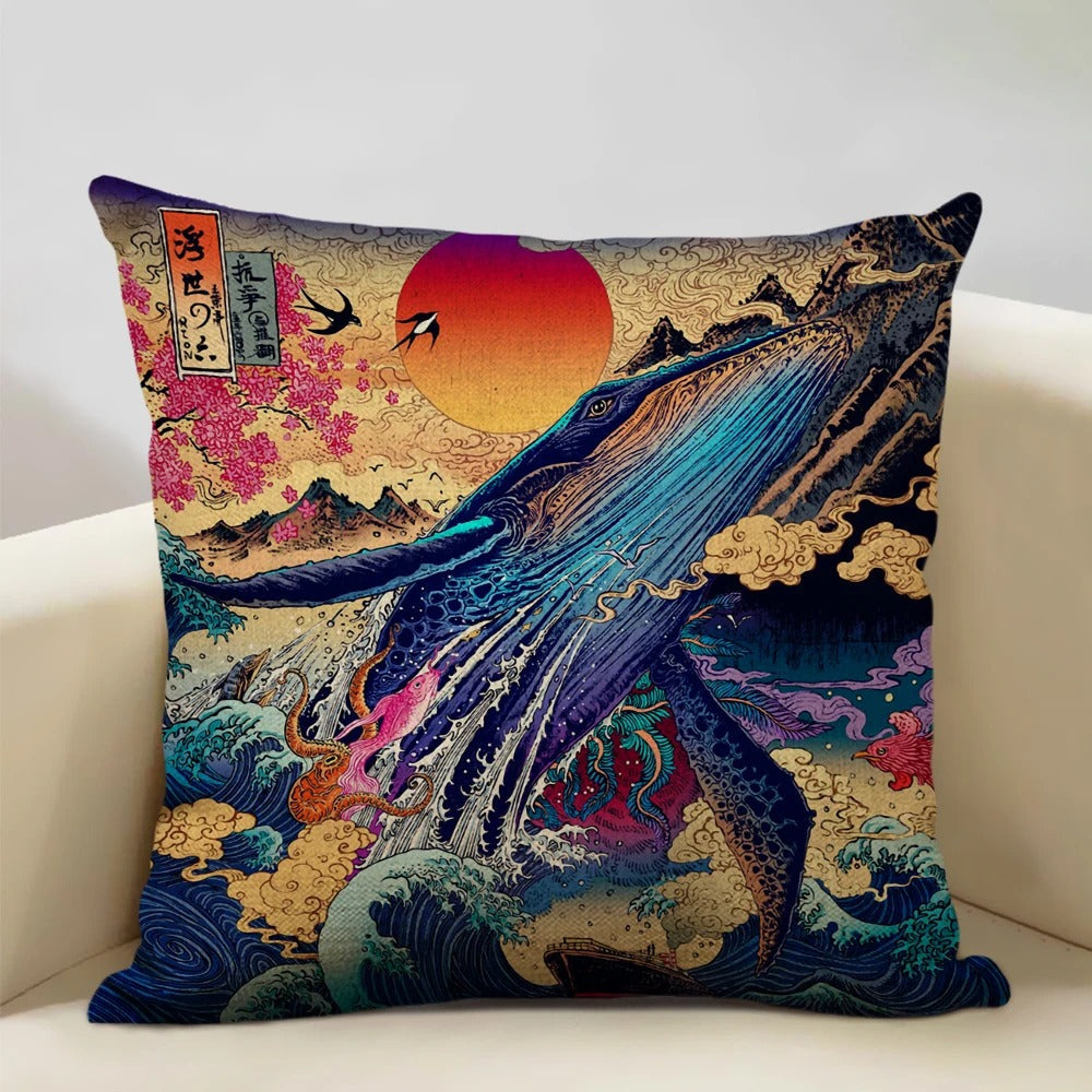 ZenScape - Coussins décoratifs d'inspiration japonaise