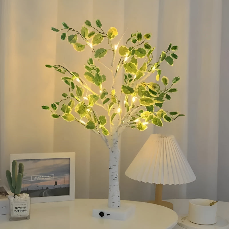 LeafLight - Lampe en bois unique