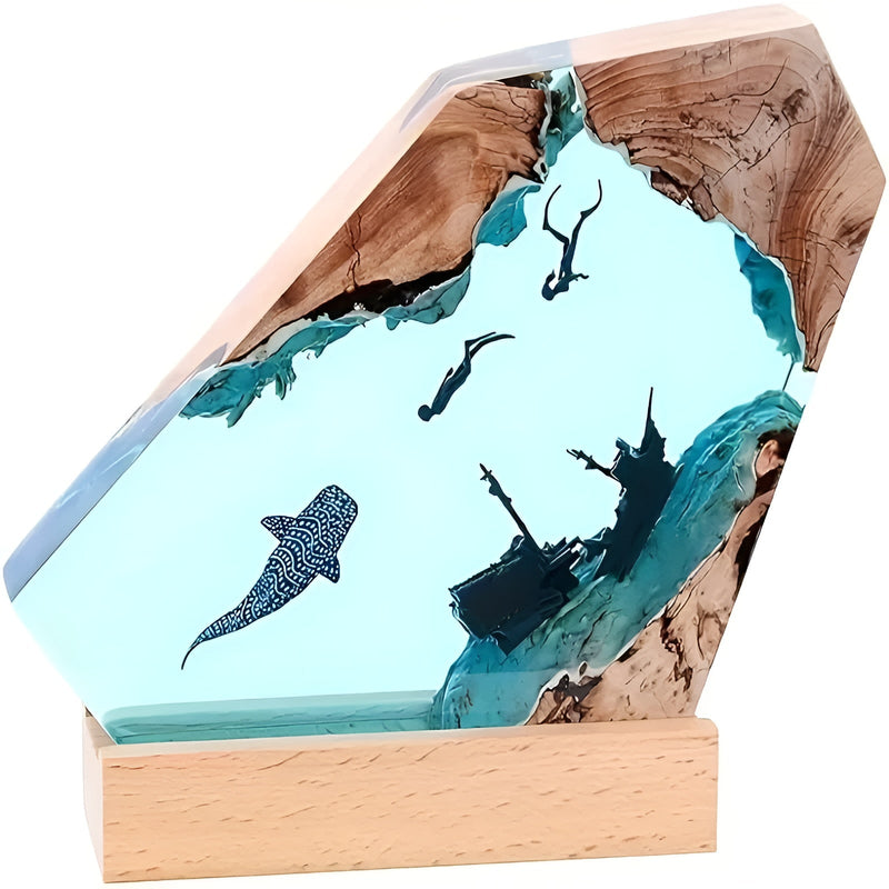 OceanGlow - une profondeur apaisante de la lumière de l'océan