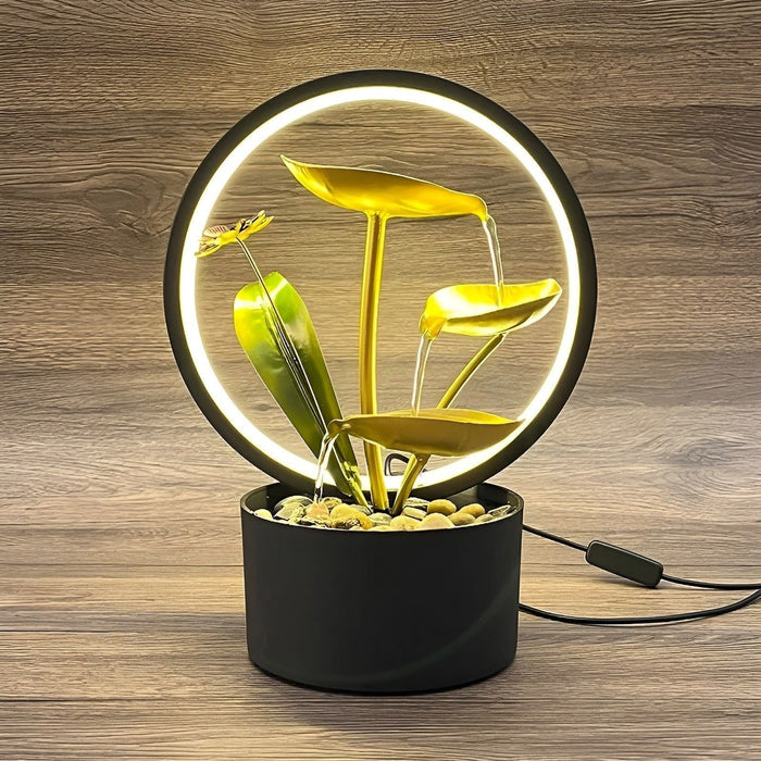 GlowCascade - Lampe de table apaisante en forme de cascade