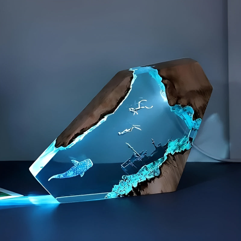 OceanGlow - une profondeur apaisante de la lumière de l'océan