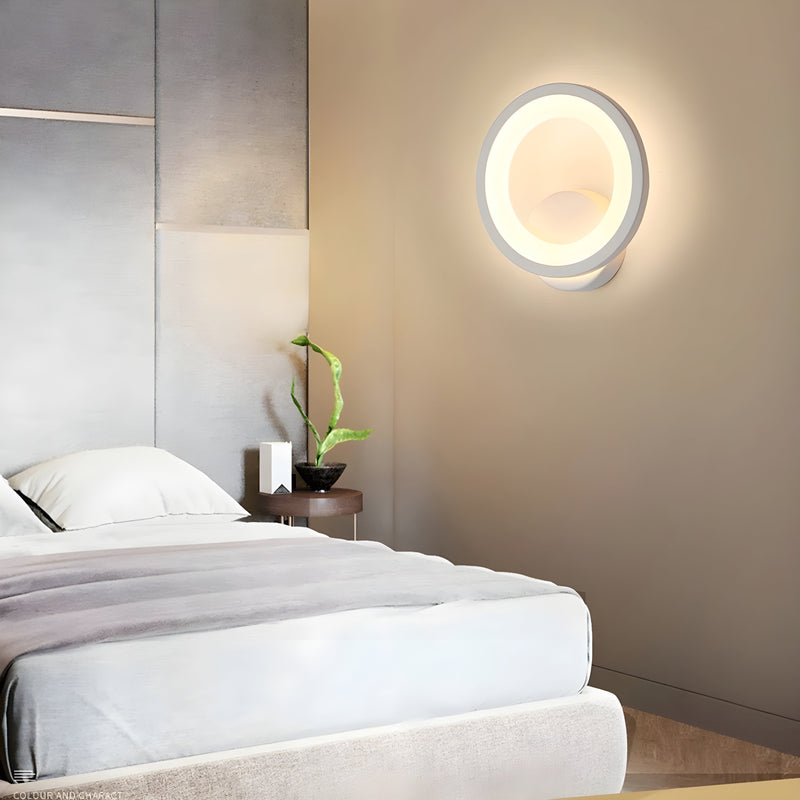 Lampe murale ronde LED moderne