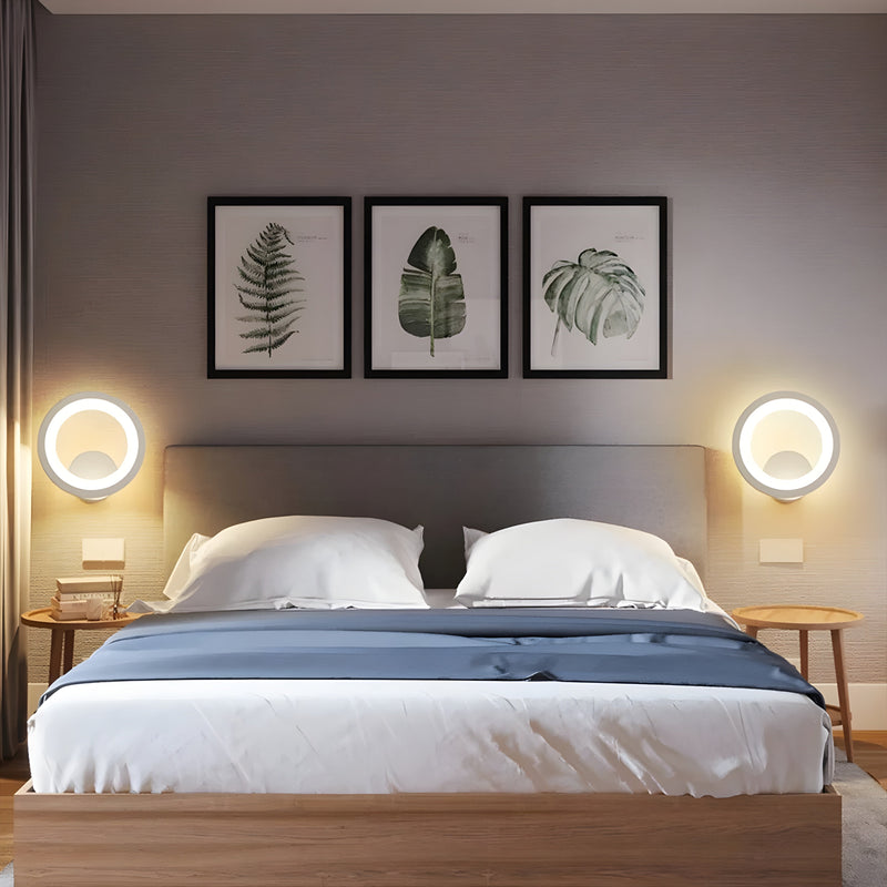 Lampe murale ronde LED moderne