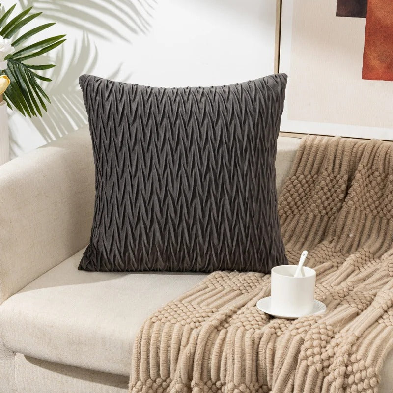 BeautyNest - Coussins décoratifs plissés pour un confort élégant