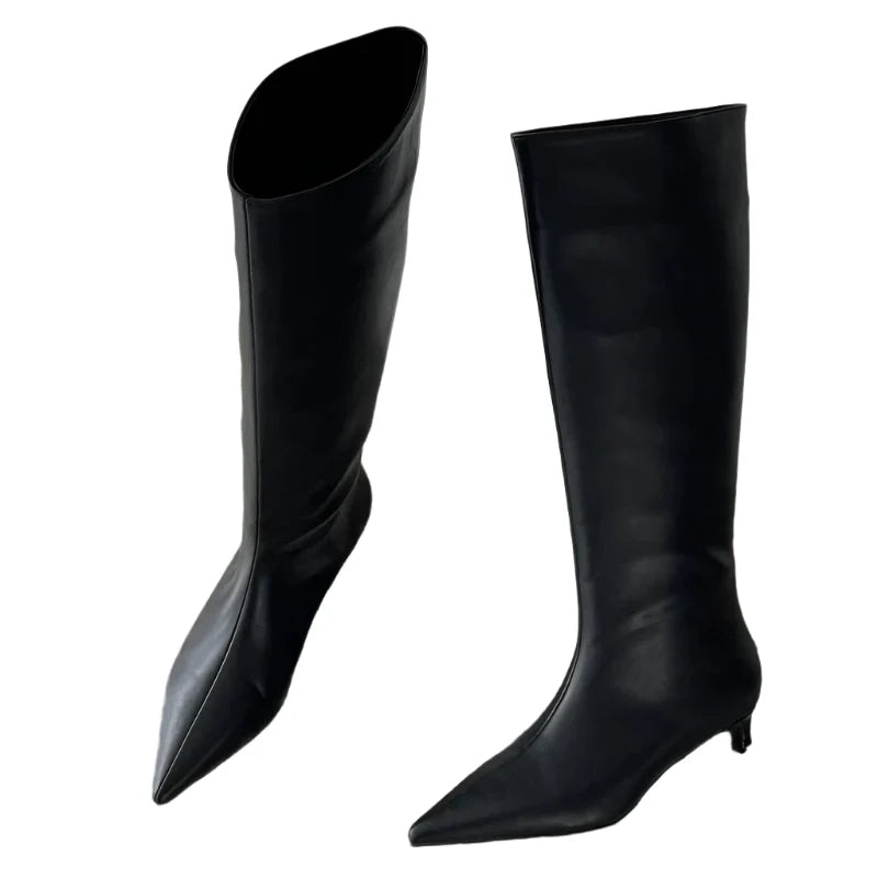 Bottes dames montantes élégantes - Bottes à talons