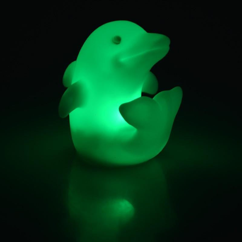 AquaGlow - Bougies en forme de dauphin changeant de couleur