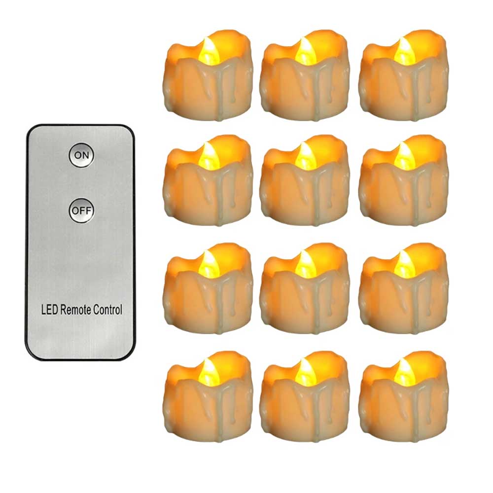 Bougies LED GlowEase avec Télécommande