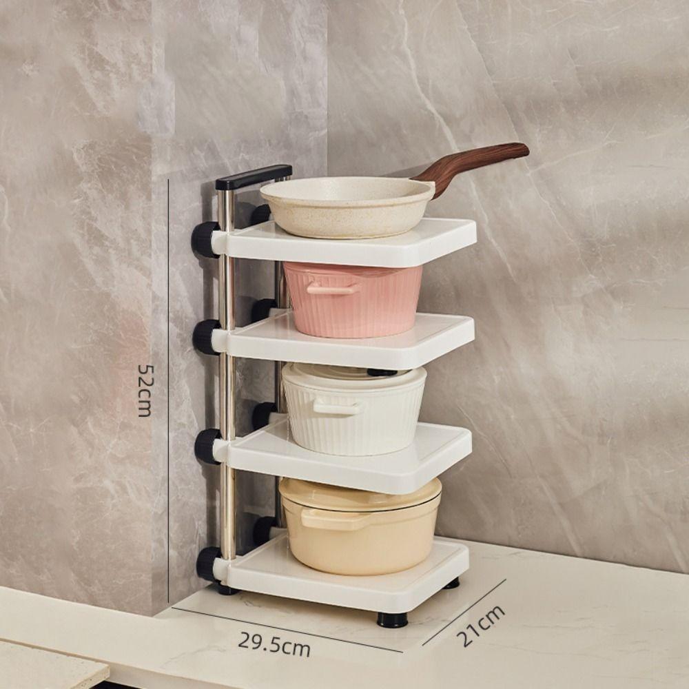 EasyStore - Étagère réglable à 3 niveaux pour un rangement efficace
