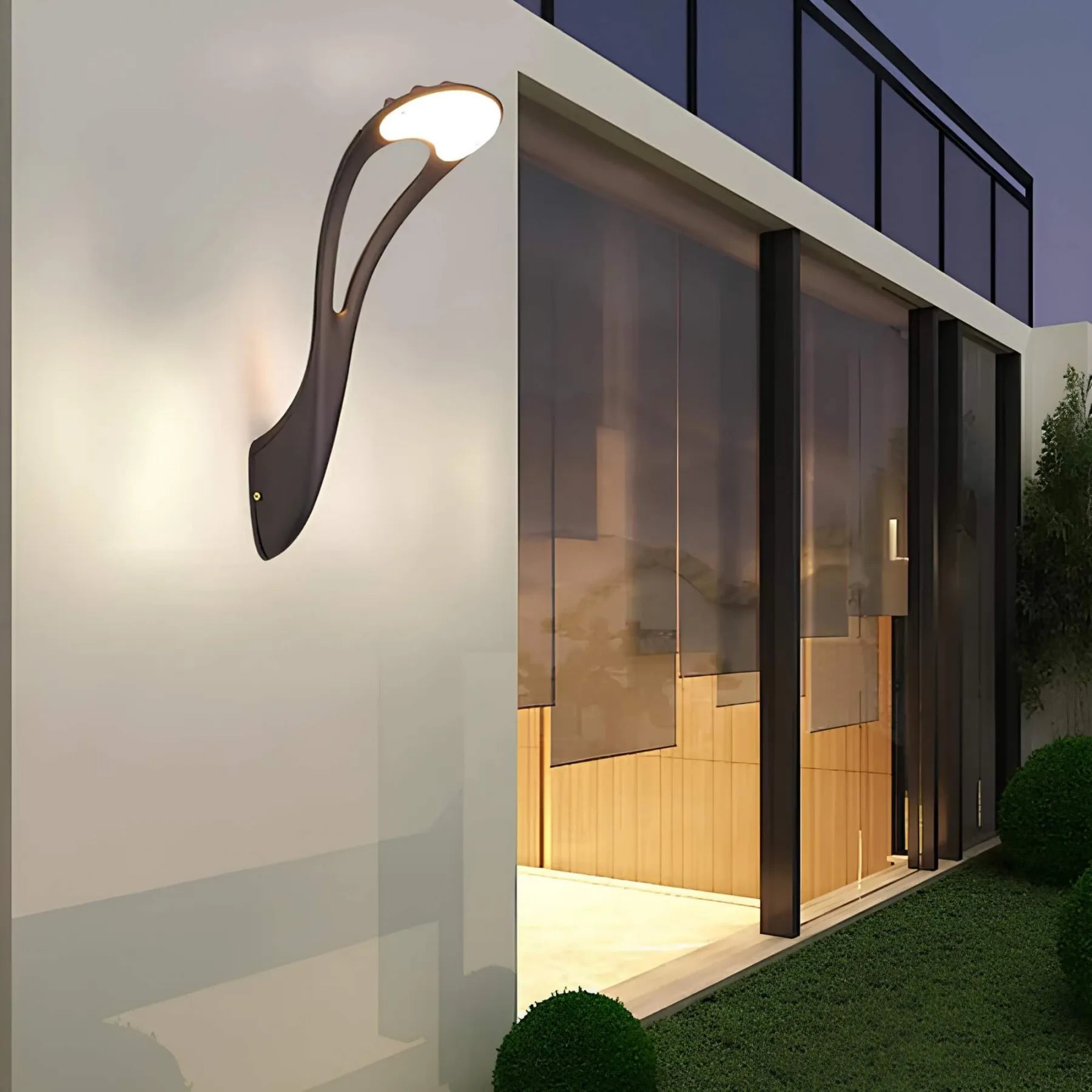 LuxeSphere – Applique murale extérieure élégante