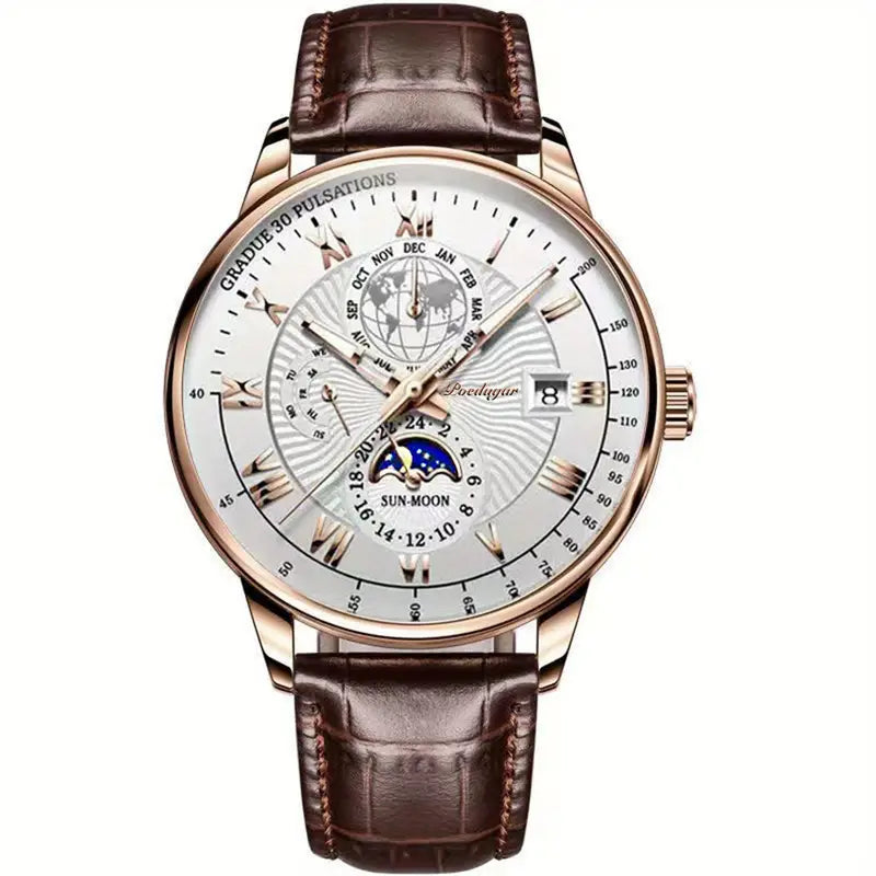 Torsten - Montre étanche avec cadran rond et bracelet résistant