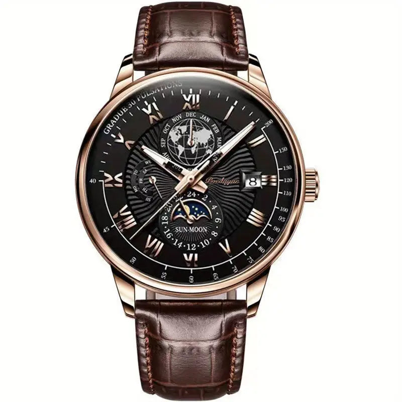 Torsten - Montre étanche avec cadran rond et bracelet résistant