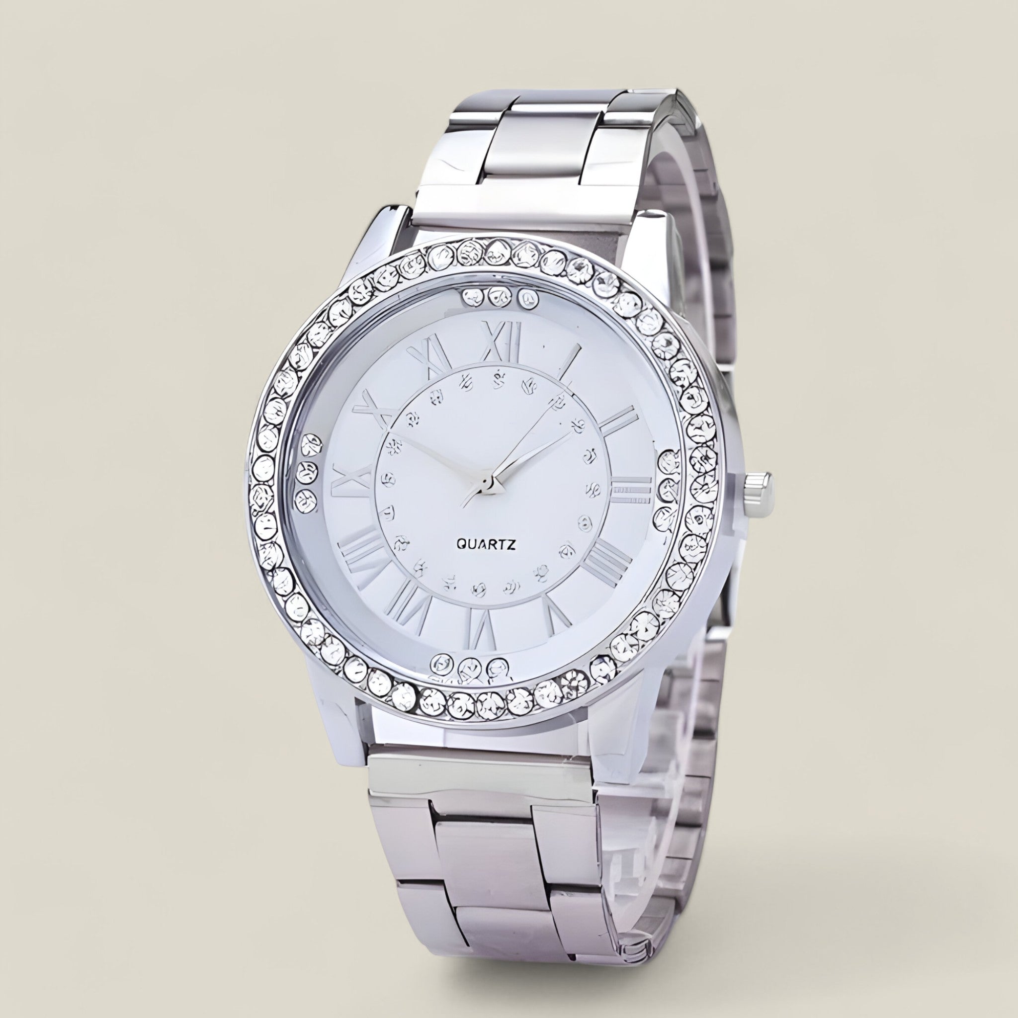 Aurora - Montre élégante avec détails en diamant
